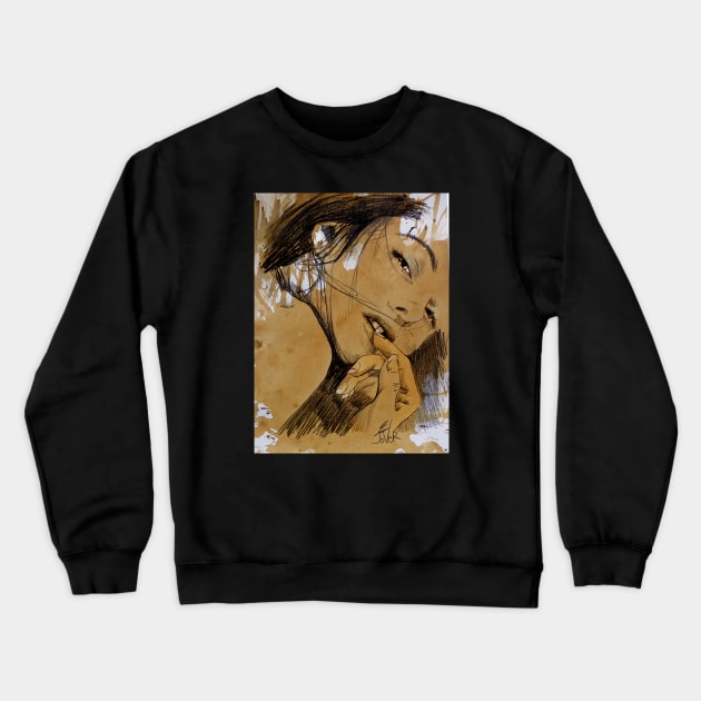 adored Crewneck Sweatshirt by Loui Jover 